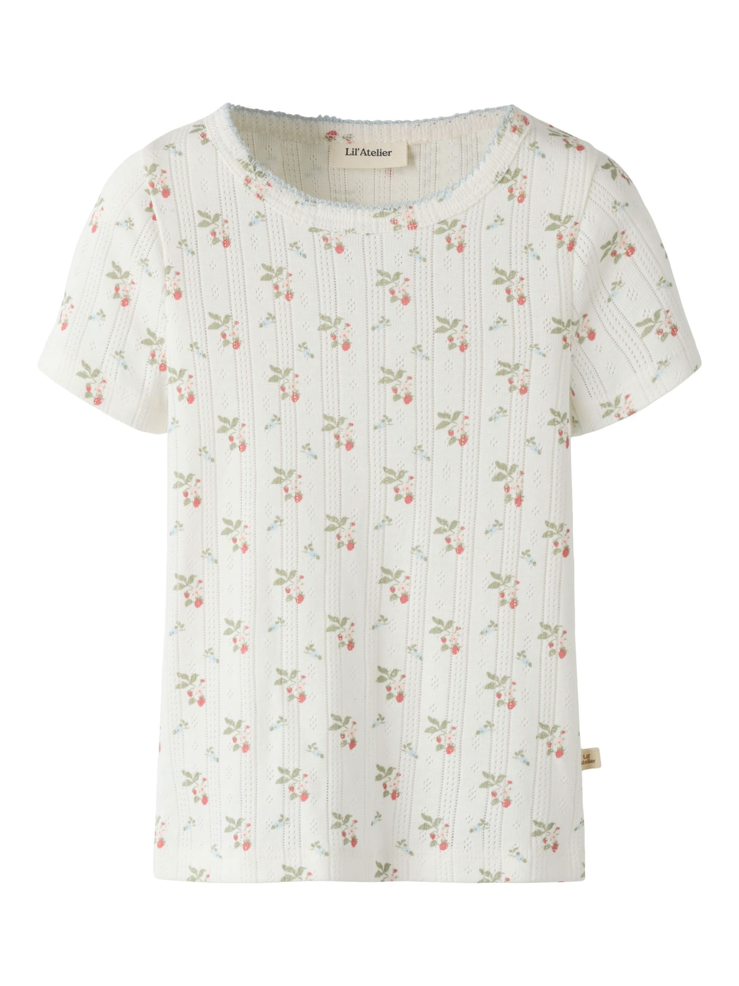 T-Shirt Lil'Atelier en blanc : devant