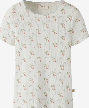 T-Shirt Lil'Atelier en blanc : devant