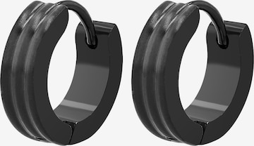 Akzent Earrings 'Milo, langlebig' in Black: front