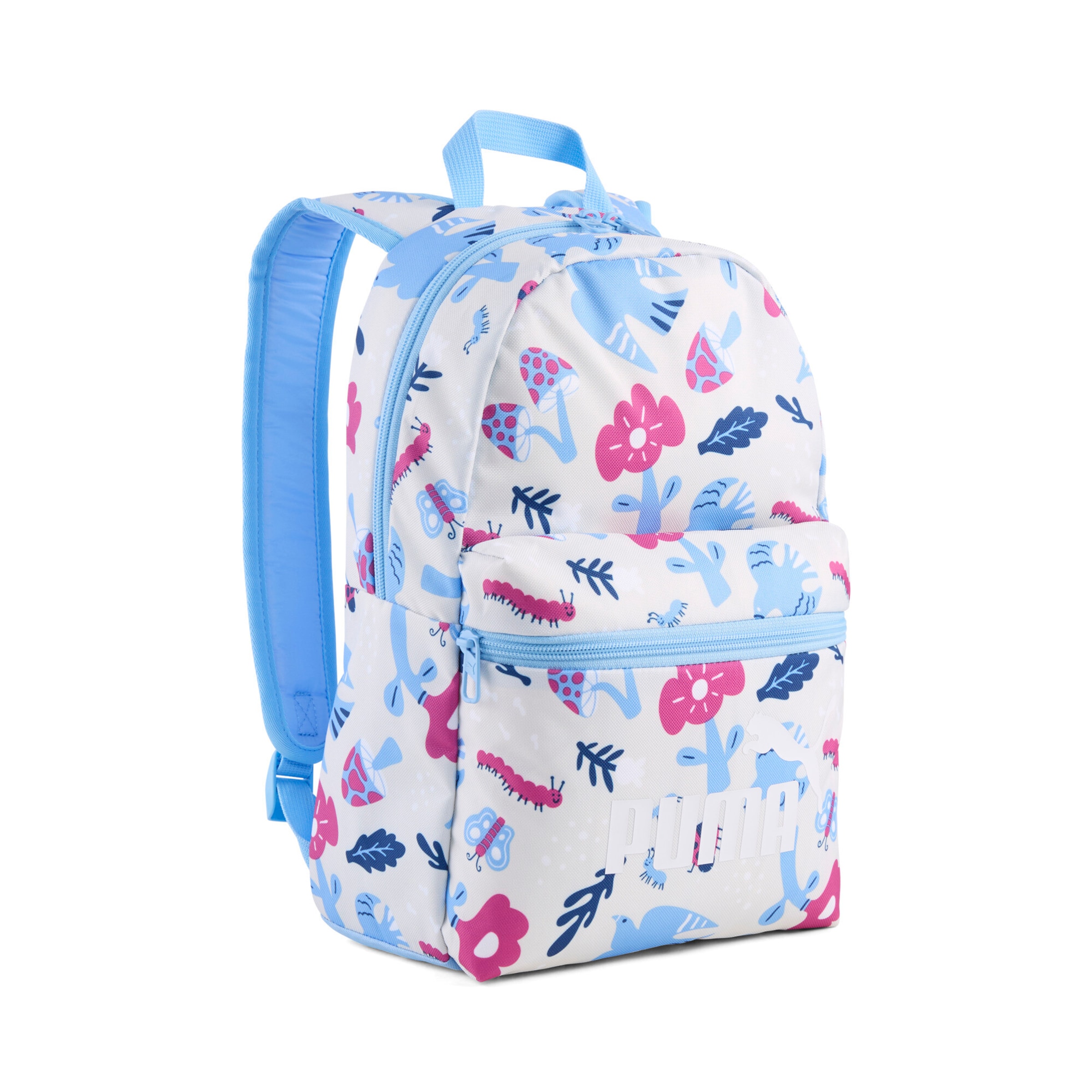 PUMA Backpack in One size in Light blue / Rose / White, Item view
