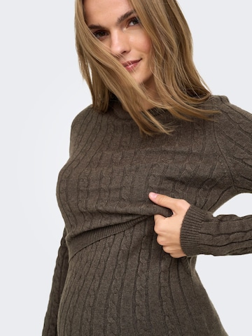 Pull-over 'OLMMera' Only Maternity en marron