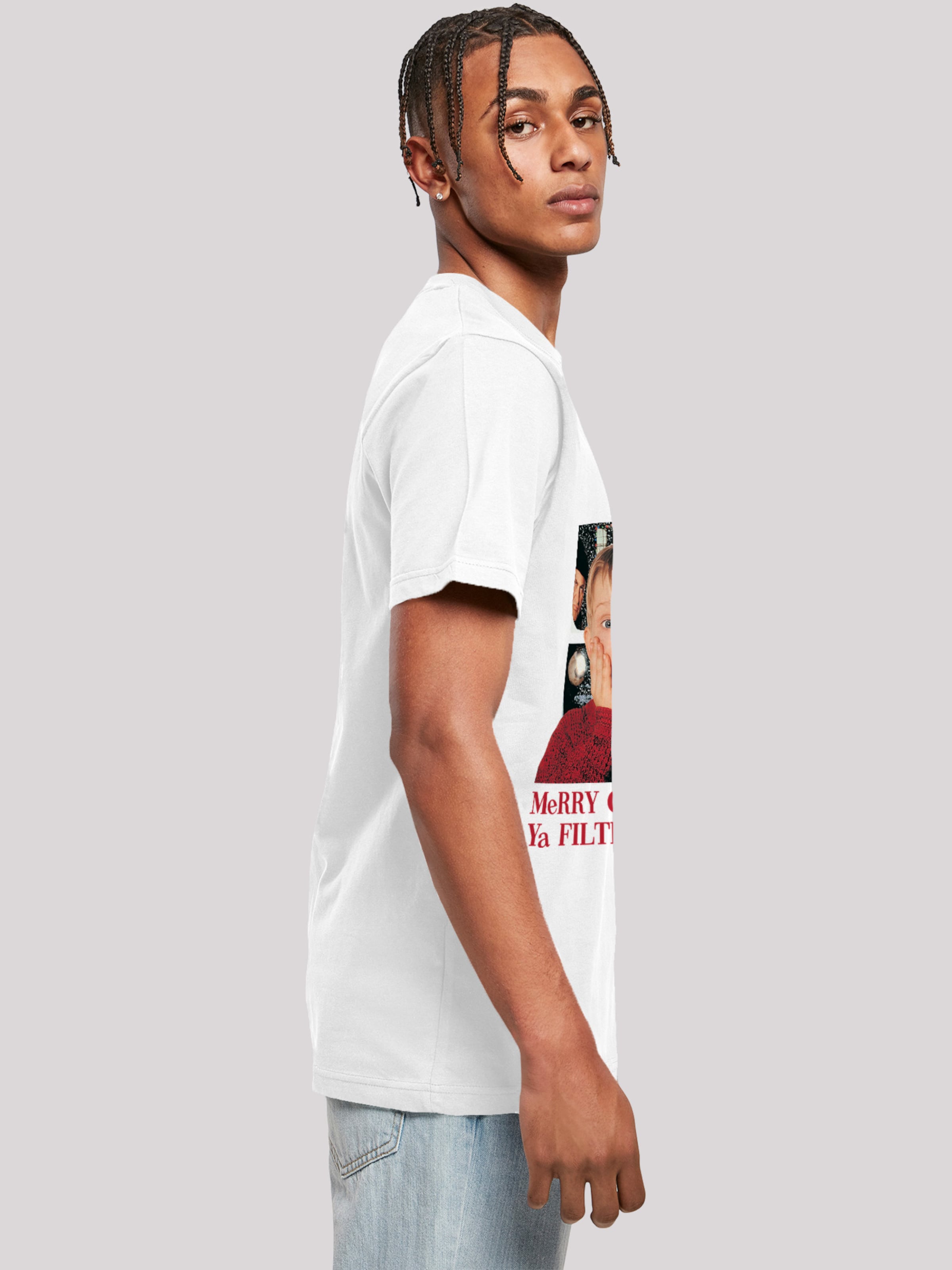 Männer Große Größen F4NT4STIC T-Shirt in Weiß - XB03672 Männer Große Größen F4NT4STIC T-Shirt in Weiß - XB03672