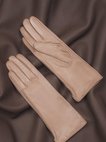 Estro Fingerhandsker '077-02' i beige