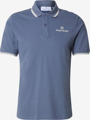 Sergio Tacchini - Camisa 'Reed 025 Co' em azul: frente