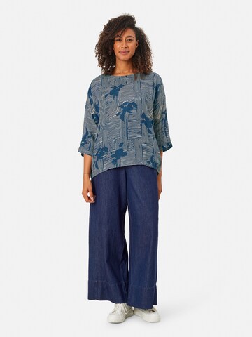 Masai 3/4 Arm Bluse 'MaBecca' in Blau