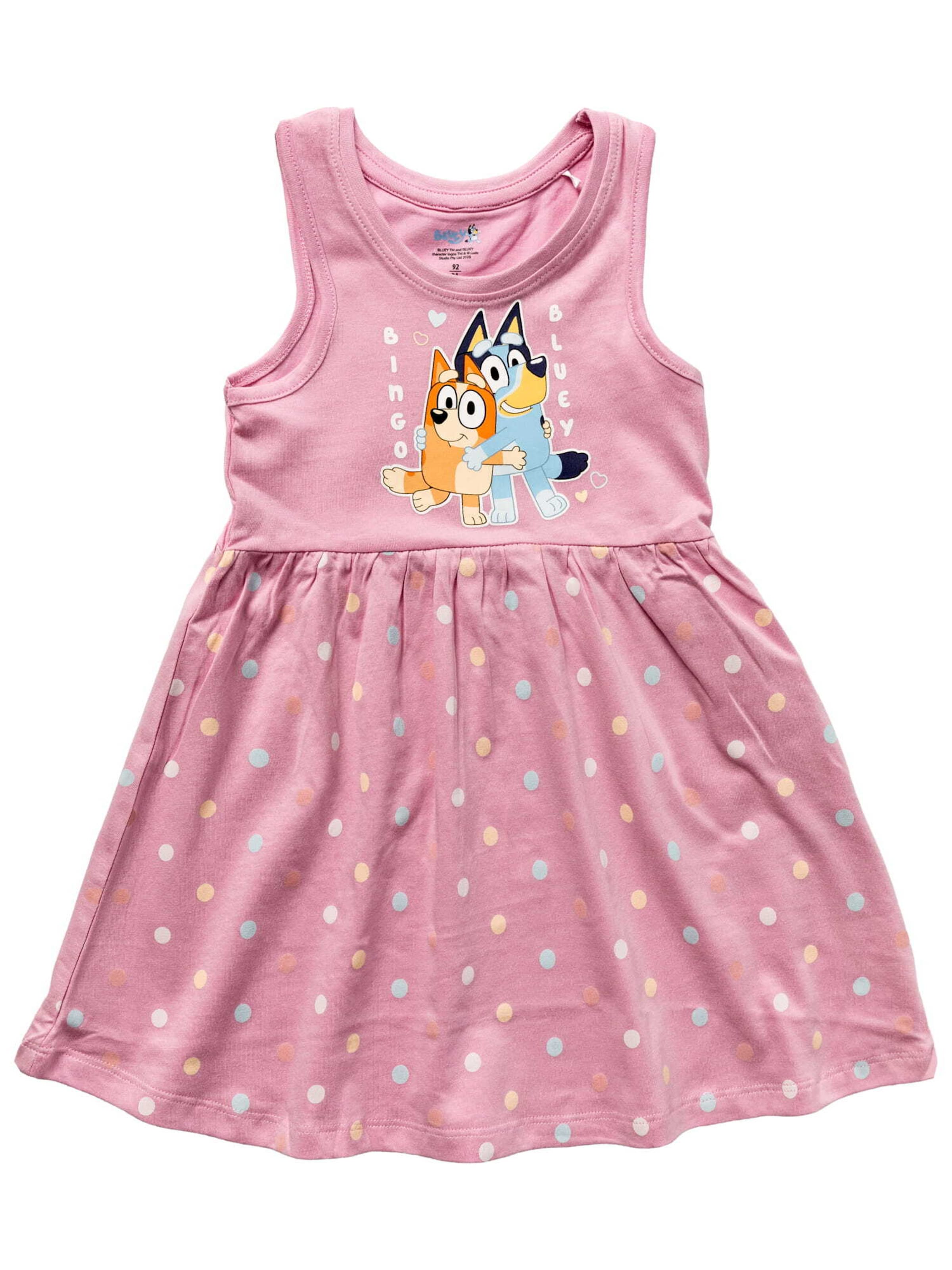 Robe 'Bluey' Bluey en rose : devant