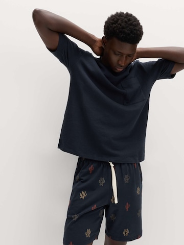 Marks & Spencer Pyjama kurz in Blau