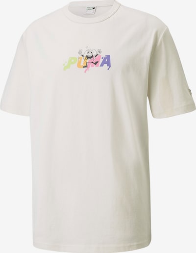 PUMA Camisa em verde / roxo / rosa / branco, Vista do artigo