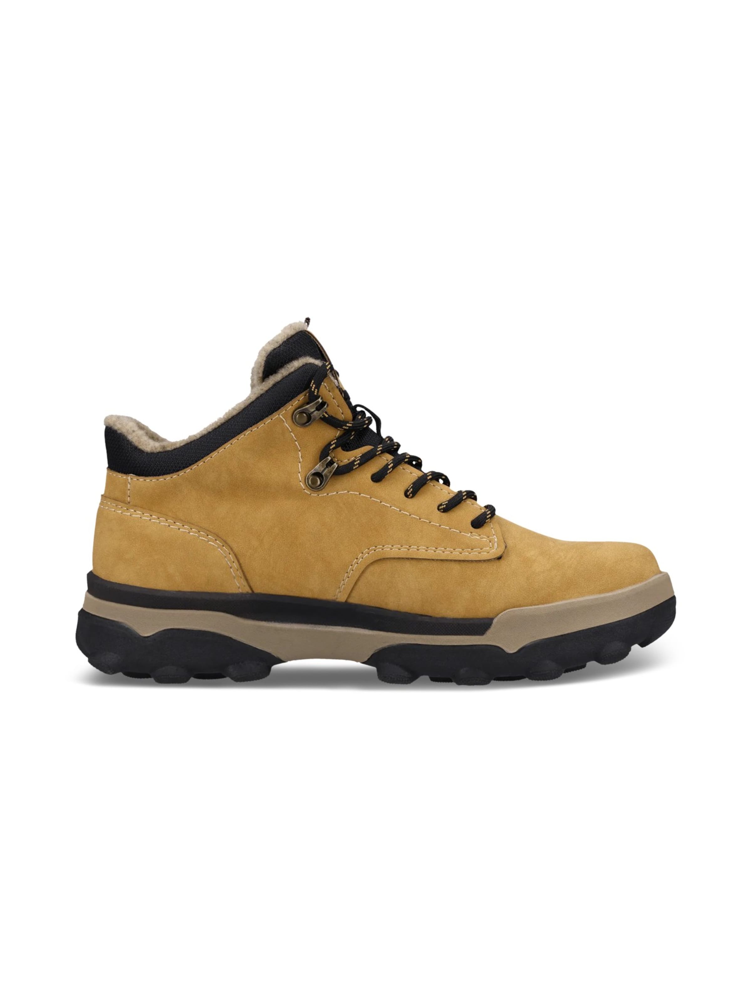 bugatti Lace-up boots in Yellow