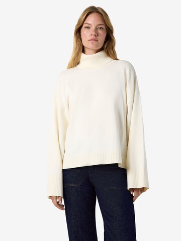 Pull-over 'NMCosta' Noisy may en beige : devant