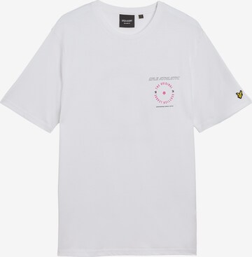 T-Shirt 'Lyle Athletic' Lyle & Scott en blanc : devant