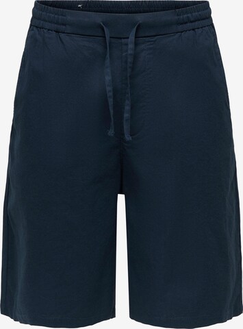 Only & Sons Trousers 'ONSDAVES' in Blue: front