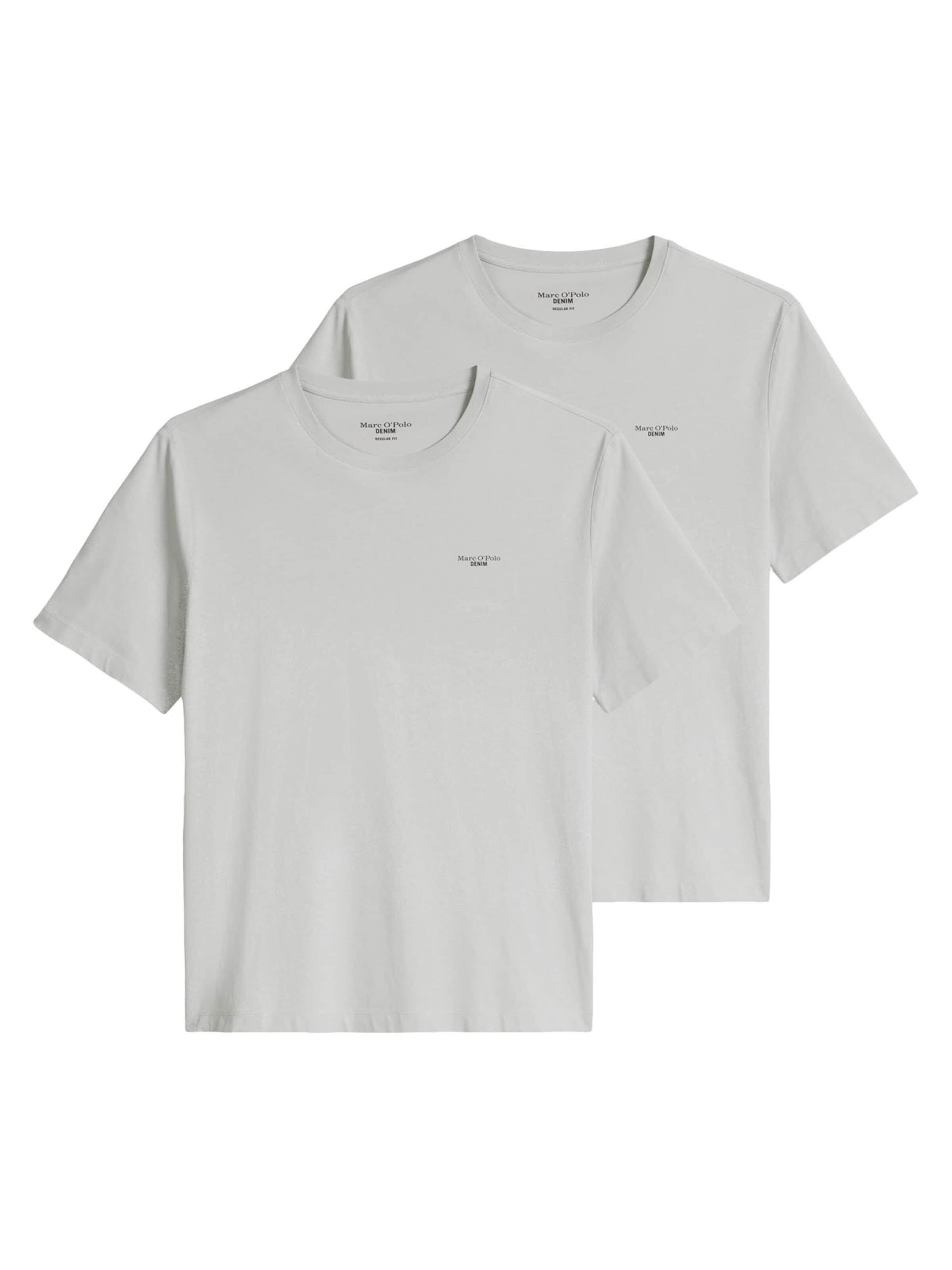 Marc O'Polo DENIM Shirt 'Basic' in Grey: front