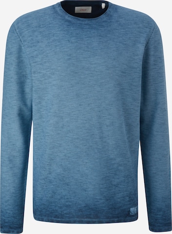 Pull-over s.Oliver en bleu : devant