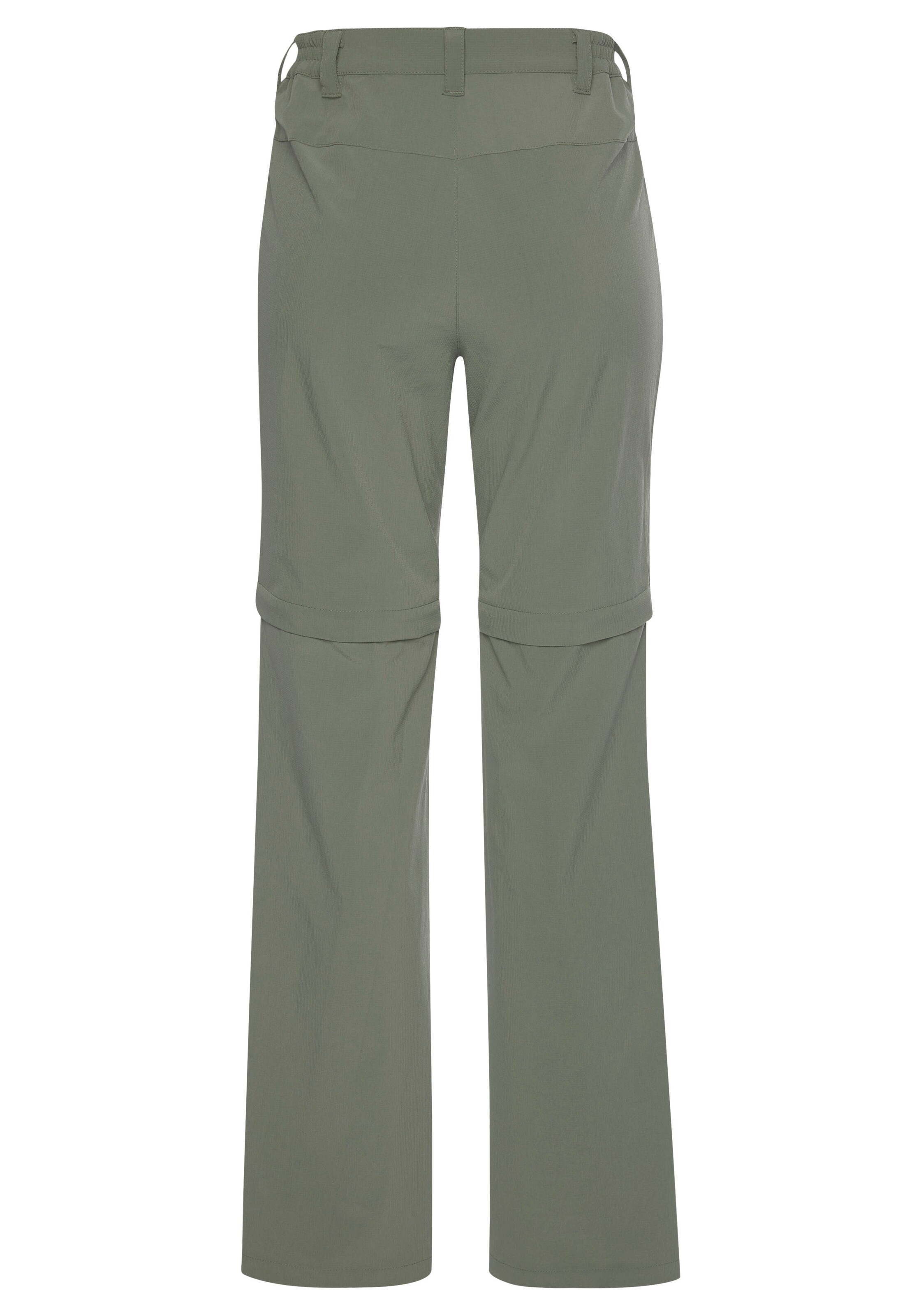 LASCANA ACTIVE Regular Outdoor Pants in Green: back