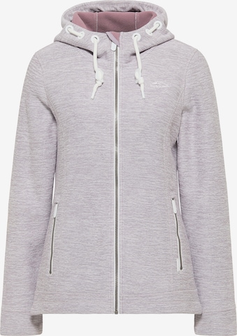 ICEBOUND Fleece jas in Lila: voorkant