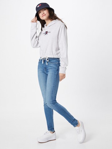 Tommy Jeans Mikina – šedá