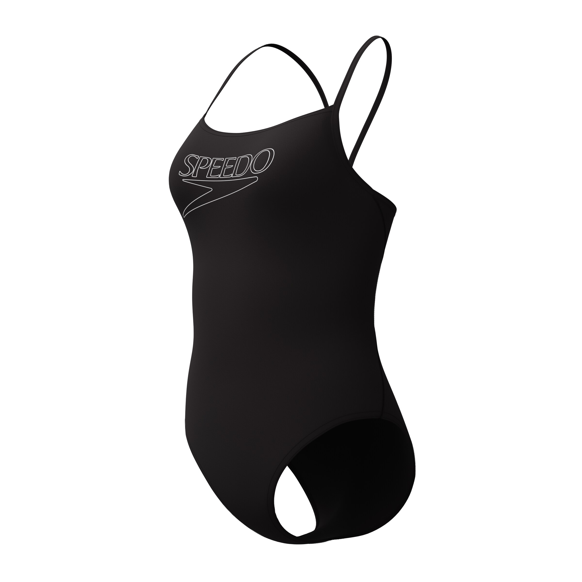 SPEEDO Sportbadeanzug in Schwarz