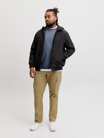 Veste mi-saison 'JJECharge' Jack & Jones Plus en noir