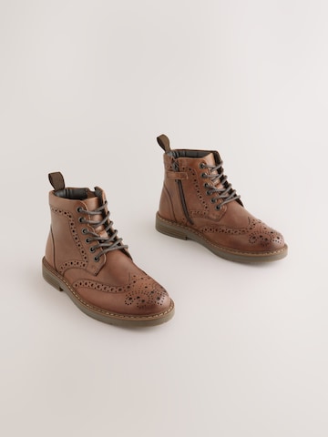 Next Schnürstiefelette in Braun
