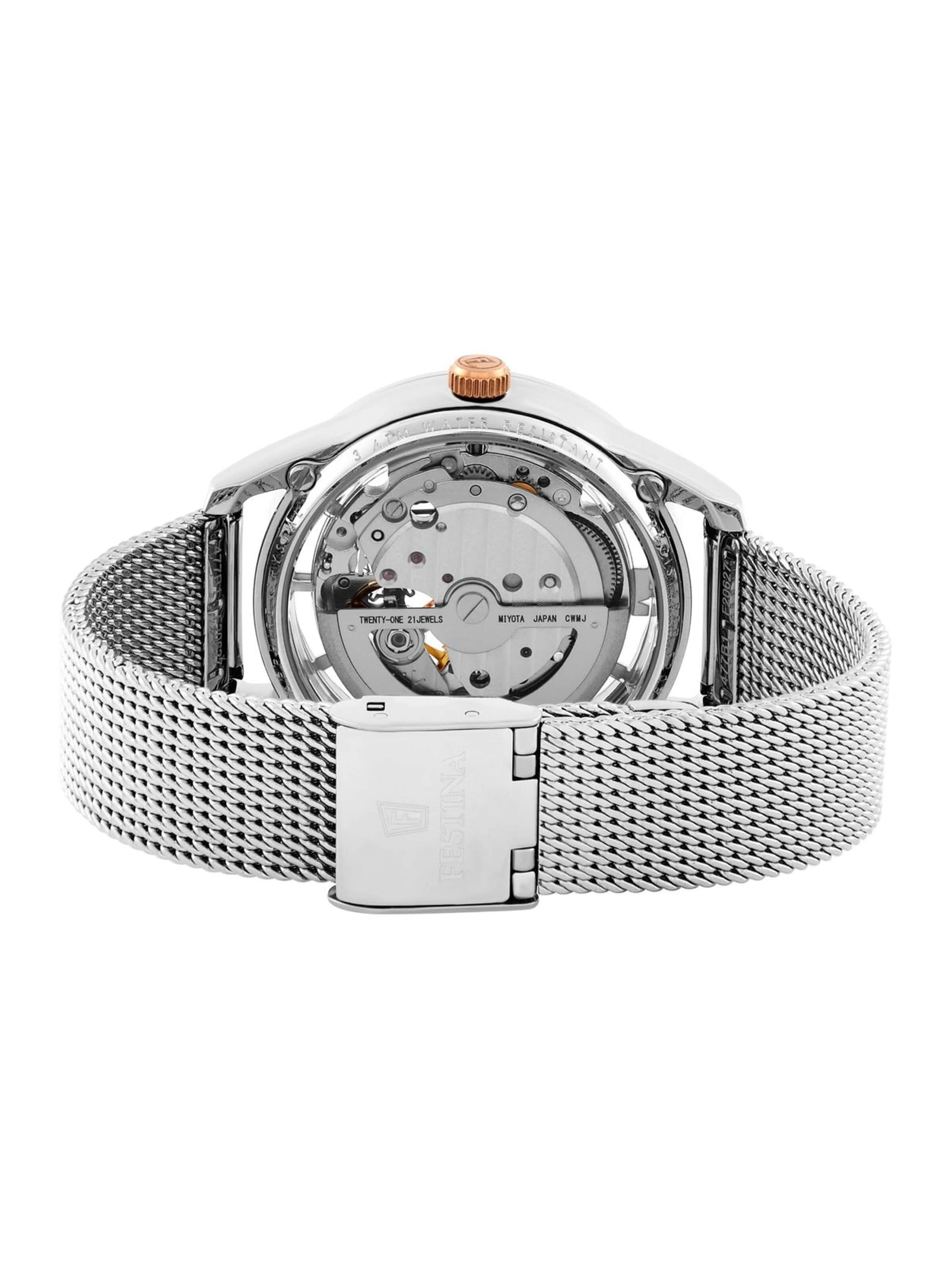 Montre à affichage analogique 'Festina - Automatic watch Automatic - Automatic watch movement - Watch case width: 35.5 mm' FESTINA en argent