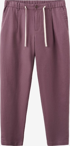 MANGO MAN Slimfit Hose 'Romelino' in Lila: Vorderseite