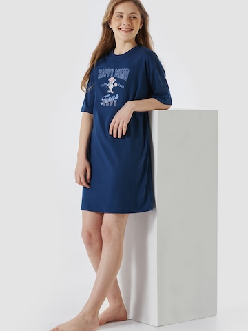 SCHIESSER Nachthemd 'Nightwear' in Blauw