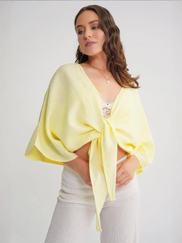 Camicia da donna di MixRay in giallo