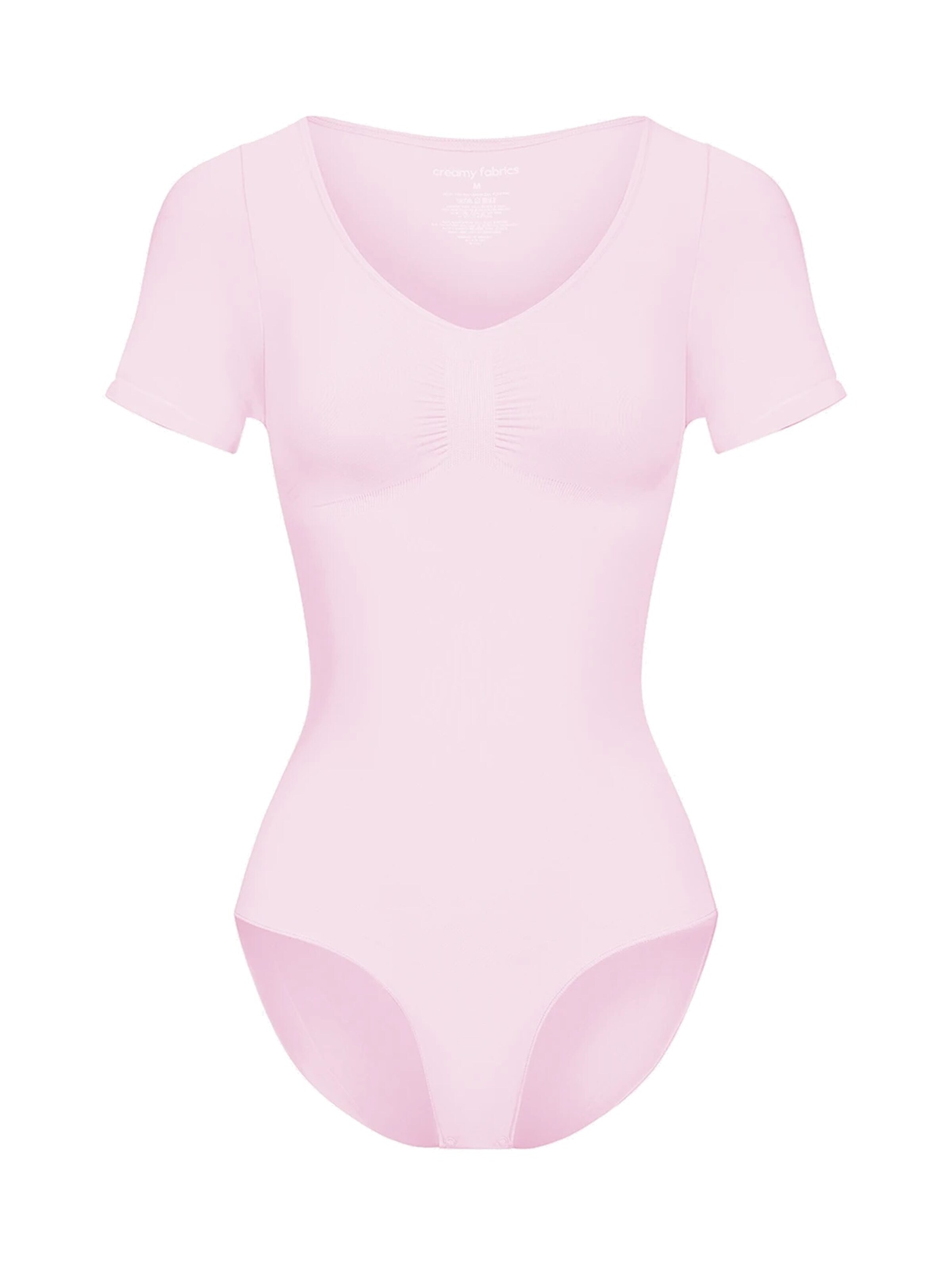 cfab Shaping bodysuit 'T-Shirt Bodysuit Sculpting Shapewear mit Slip' in Pink: front
