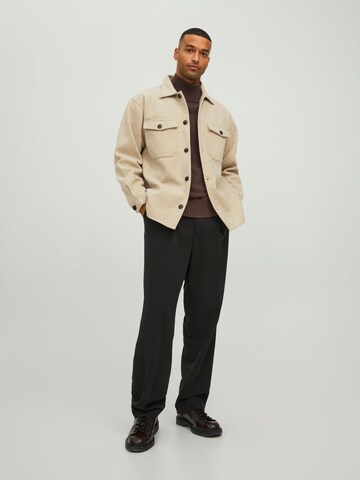 JACK & JONES Between-Season Jacket 'Ollie' in Beige