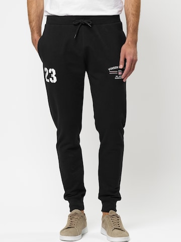VINSON Regular Broek 'Rio' in Zwart: voorkant