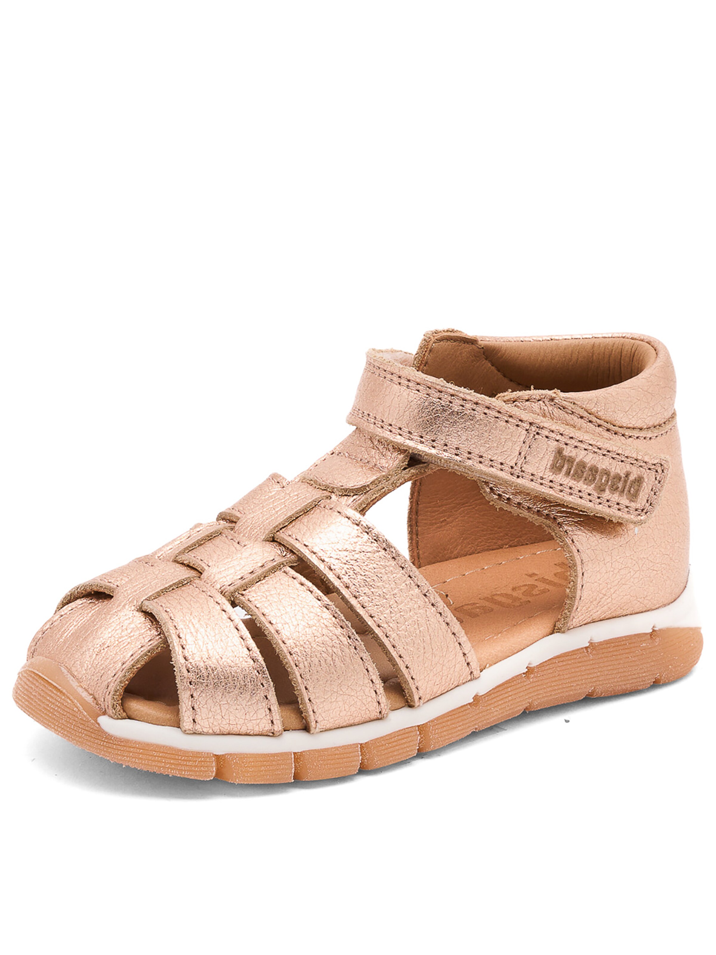 BISGAARD - Sapatos abertos 'Billie' em ouro: frente