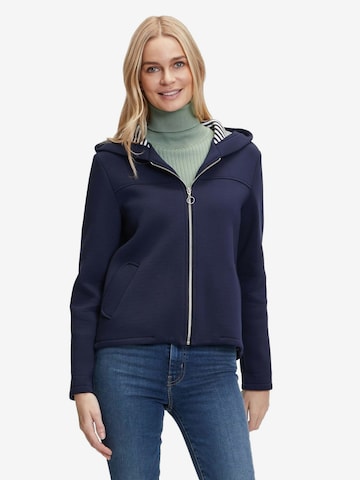 Amber & June Zip-Up Hoodie in Blue