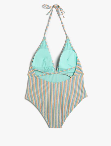 Koton Triangle Swimsuit in Blue