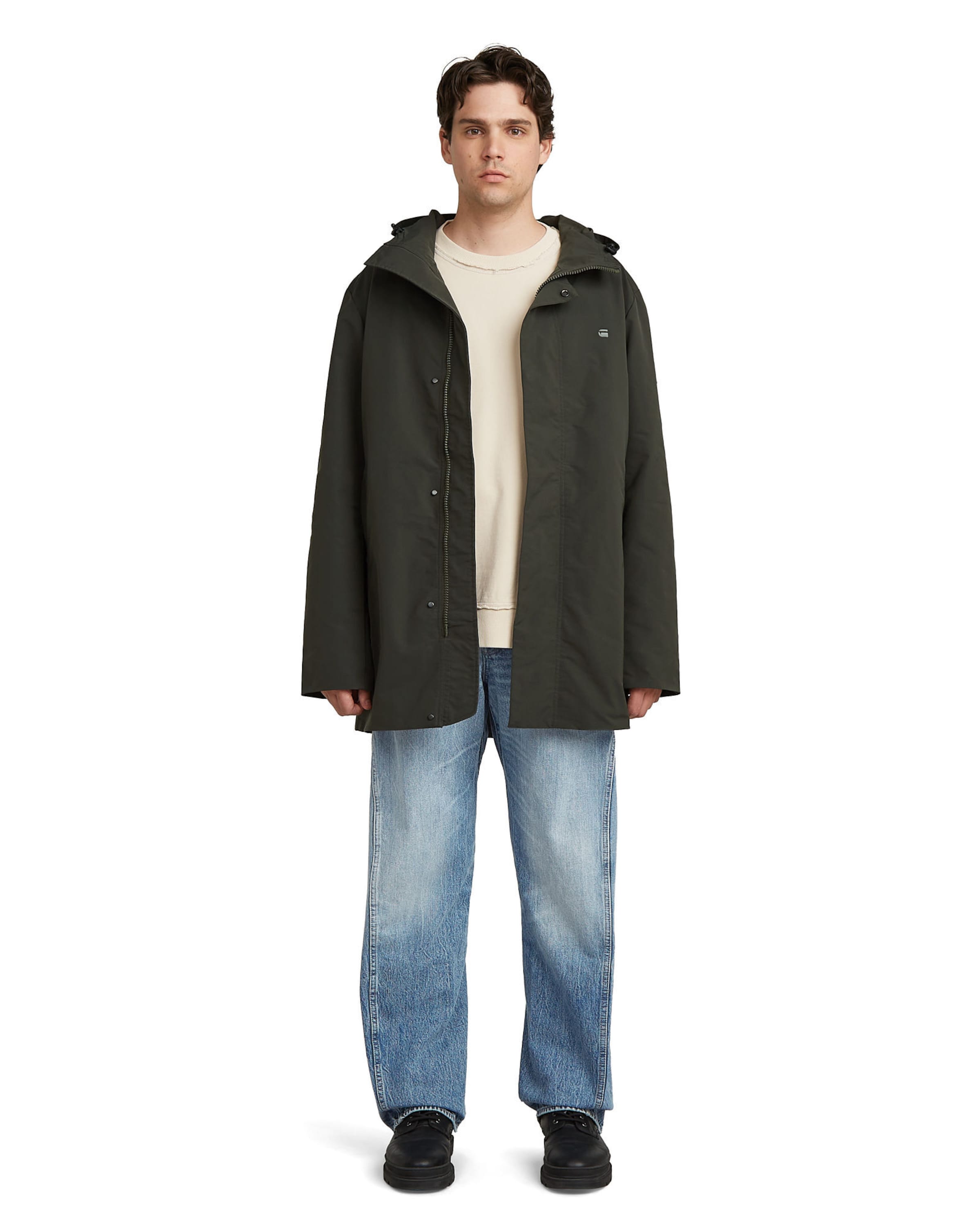 G-STAR Jackets-Parka 'Clean Vodan ' in Grau: Vorderseite