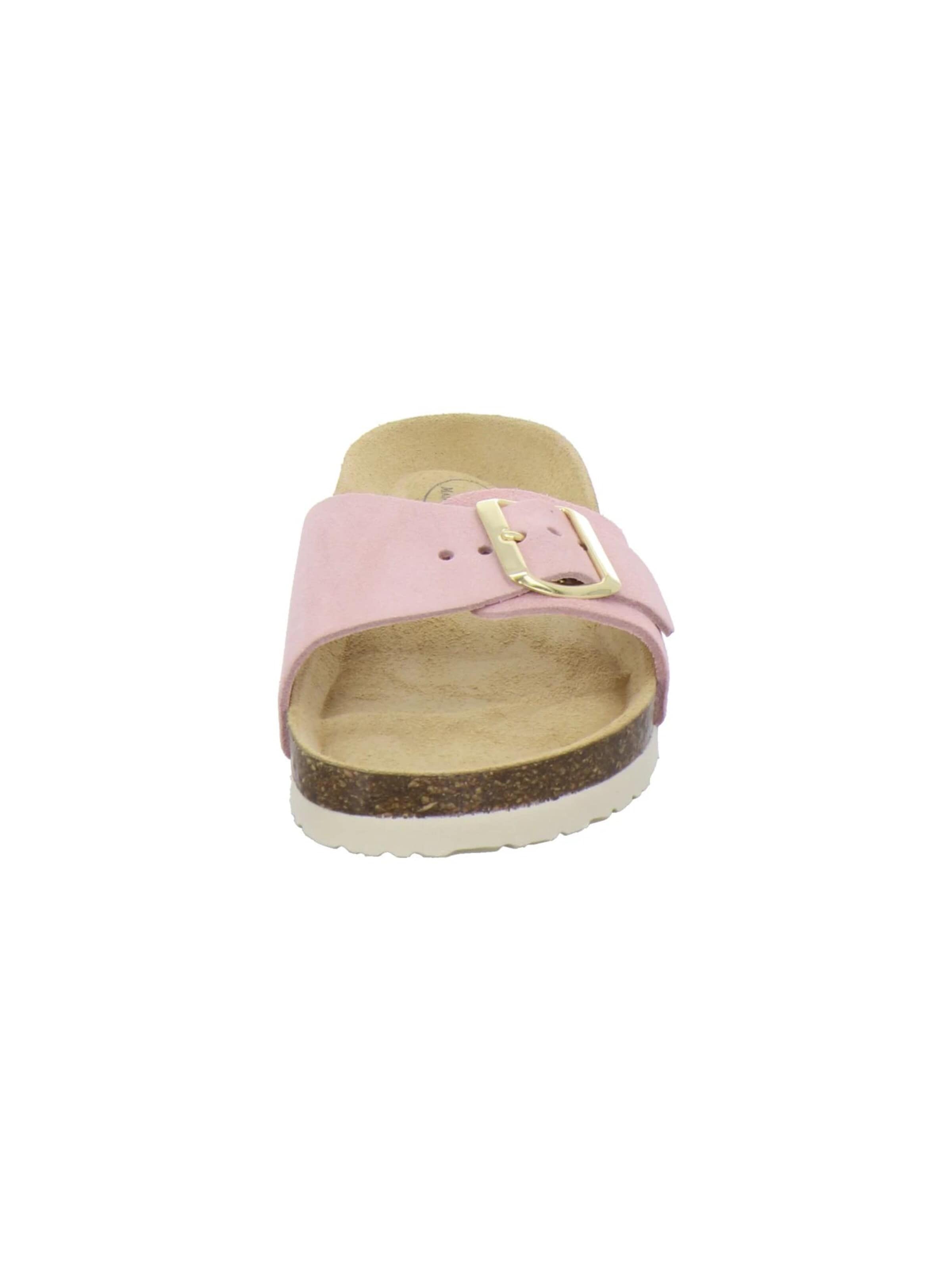 AFS-Schuhe - Zapatos abiertos 'Pantoletten Damen Einschnaller rose' en rosa