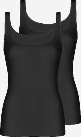 Nina von C. Undershirt 'Secret' in Black: front
