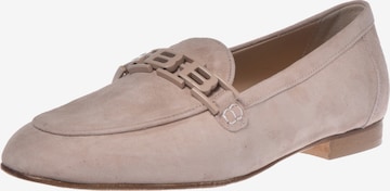 Baldinini Classic Flats in Beige: front