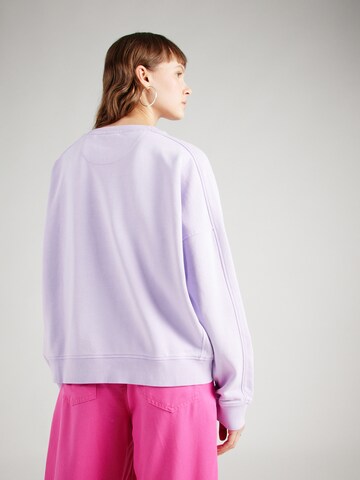 BOSS - Sweatshirt 'Emina' em roxo