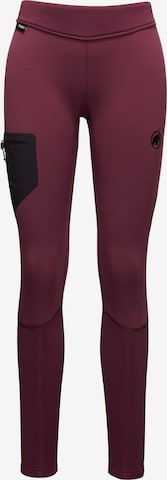 MAMMUT Skinny Outdoorhose 'Aconcagua' in Rot: Vorderseite