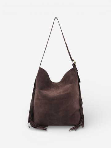 Cheval Firenze Shoulder Bag 'Rose' in Brown: front