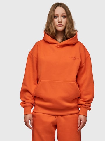 THE ODDS Pullover 'Hoodie/ alphabet' i orange