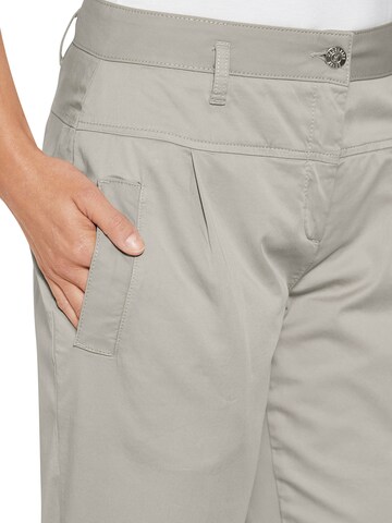 MADELEINE Tapered Bandplooibroek in Beige