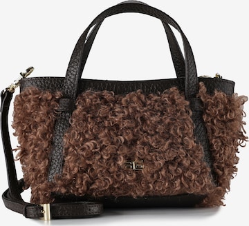 ABRO Schultertasche 'Cosmo ' in Braun: Vorderseite