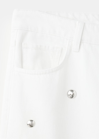 Wide leg Jeans 'ANA' di MANGO in bianco