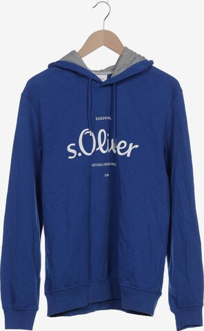 s.Oliver Sweatshirt & Zip-Up Hoodie in L in Blue: front