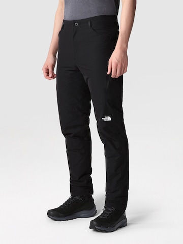 Regular Pantalon outdoor THE NORTH FACE en noir