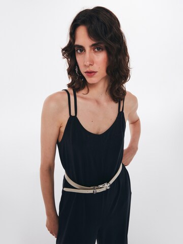 Twist Jumpsuit in Schwarz