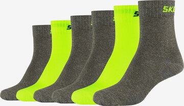 SKECHERS Athletic Socks in Green: front