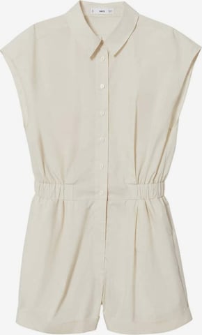 MANGO Jumpsuit 'azalea' in Beige: predná strana